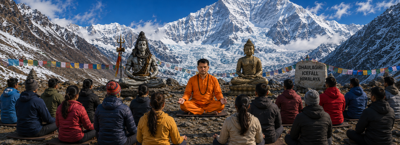 Dhaulagiri Icefall Yoga Trek